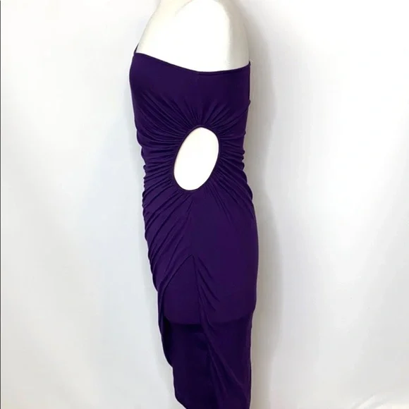 BEBE Kardashians NWT Goddess One Shoulder Size S - Picture 4 of 8